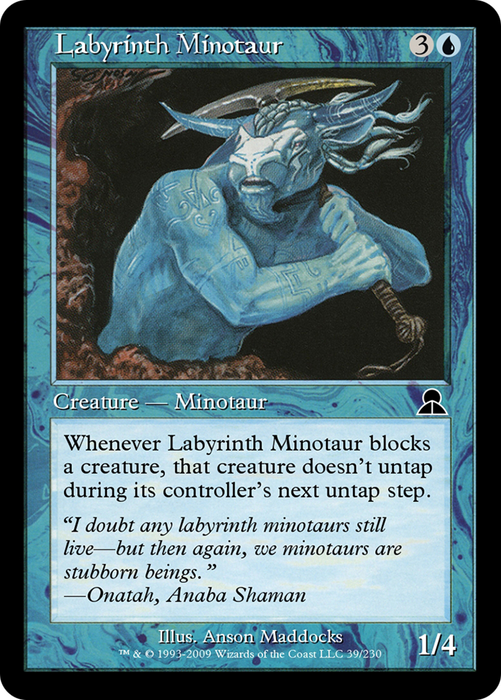 Labyrinth Minotaur (ME3-039) - common - Foil