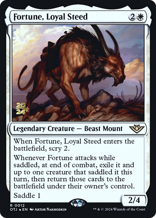Fortune, Loyal Steed (PRE-12S) - rare - Foil