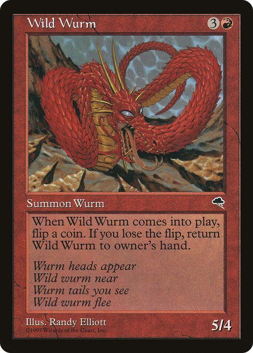 Wild Wurm (TMP-212) - uncommon