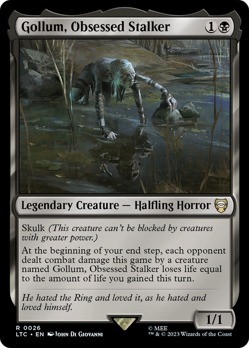 Gollum, Obsessed Stalker (LTC-026) - rare