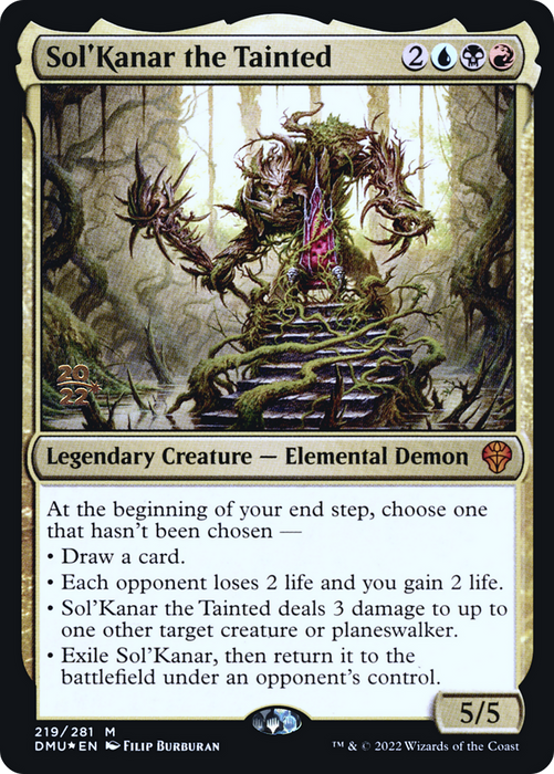 Sol'Kanar the Tainted (PRE-219S) - mythic - Foil