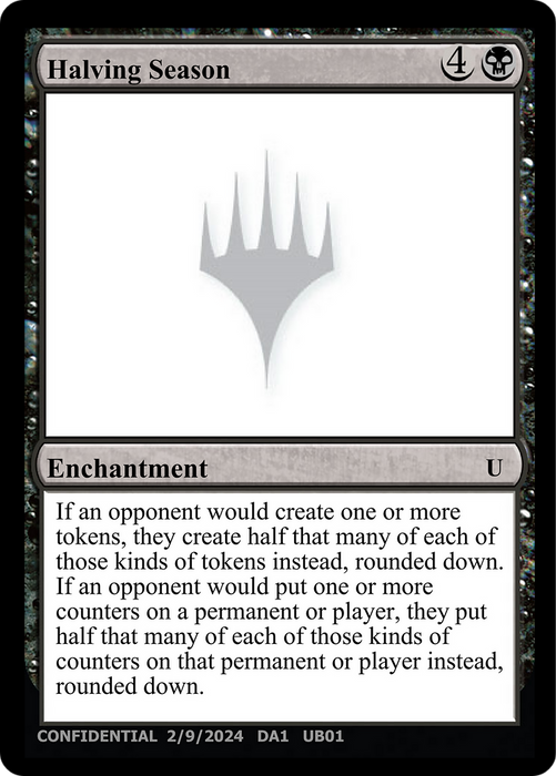 Halving Season (UNK-0UB) - uncommon