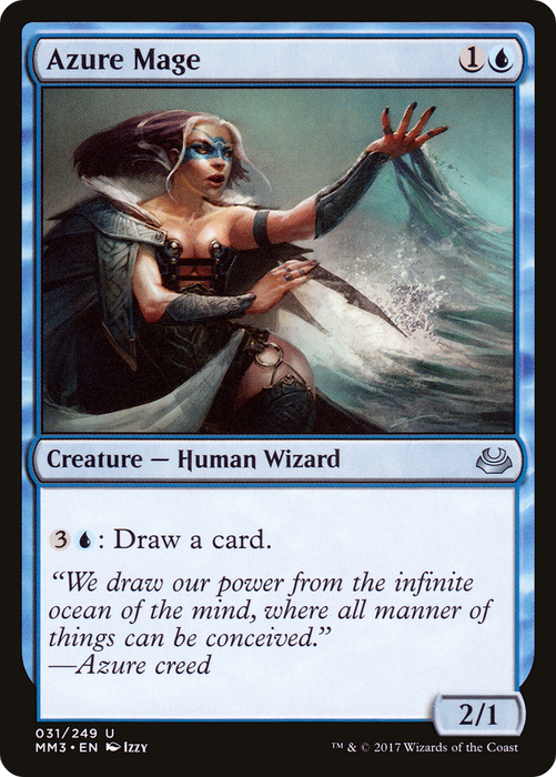 Azure Mage (MM3-031) - uncommon - Foil