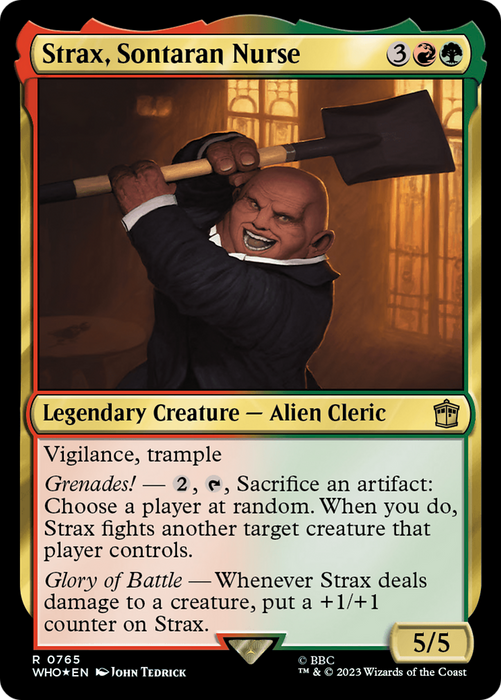 Strax, Sontaran Nurse (WHO-765) - rare - Foil