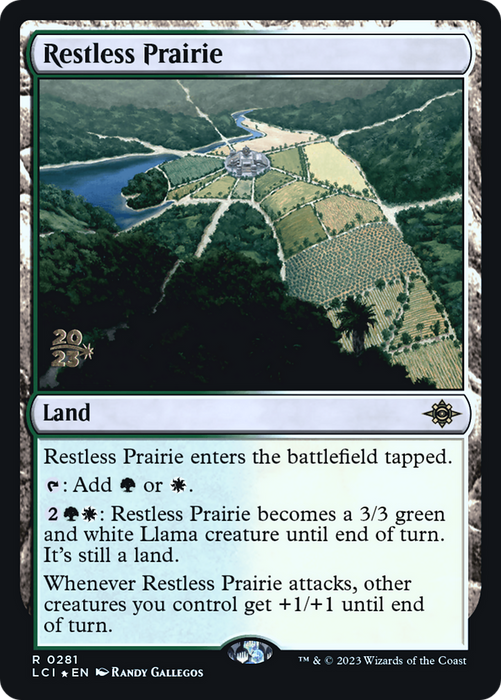 Restless Prairie (PRE-281S) - rare - Foil