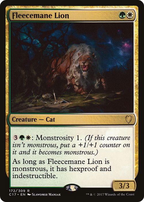 Fleecemane Lion (C17-172) - rare