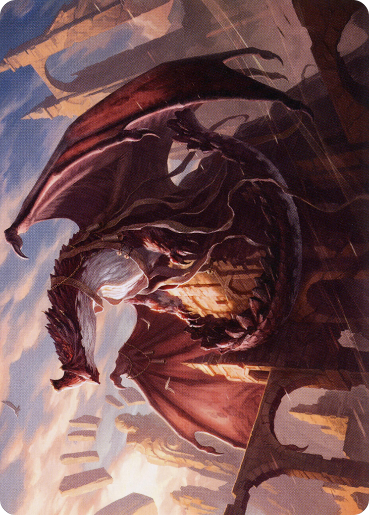 Velomachus Lorehold // Velomachus Lorehold (ASTX-061) - common (Borderless) - Foil