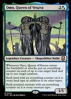 Omo, Queen of Vesuva (M3C-002) - mythic