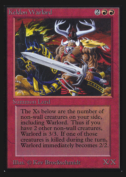 Keldon Warlord (CED-161) - uncommon