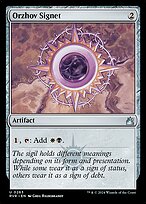 Orzhov Signet (RVR-263) - uncommon