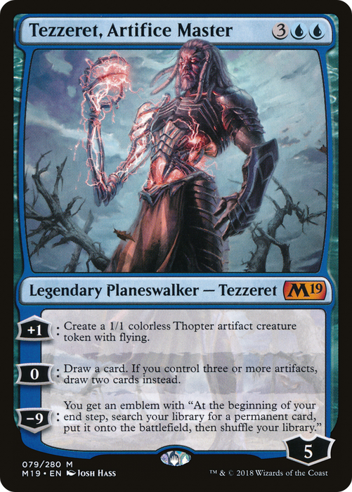 Tezzeret, Artifice Master (M19-079) - mythic - Foil