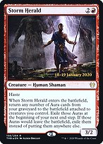 Storm Herald (PRE-156S) - rare - Foil