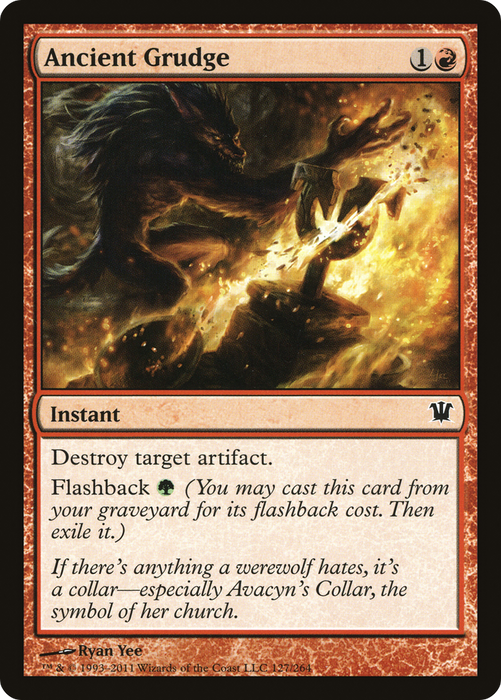 Ancient Grudge (ISD-127) - common - Foil