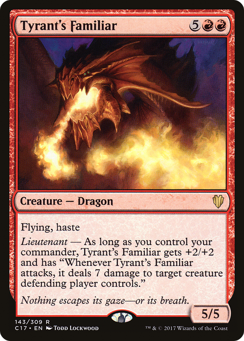Tyrant's Familiar (C17-143) - rare