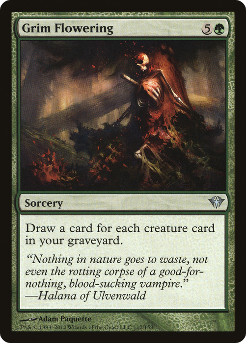 Grim Flowering (DKA-117) - uncommon - Foil