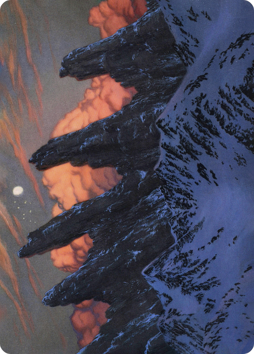 Mountain // Mountain (AAFR-059) - common (Borderless) - Foil