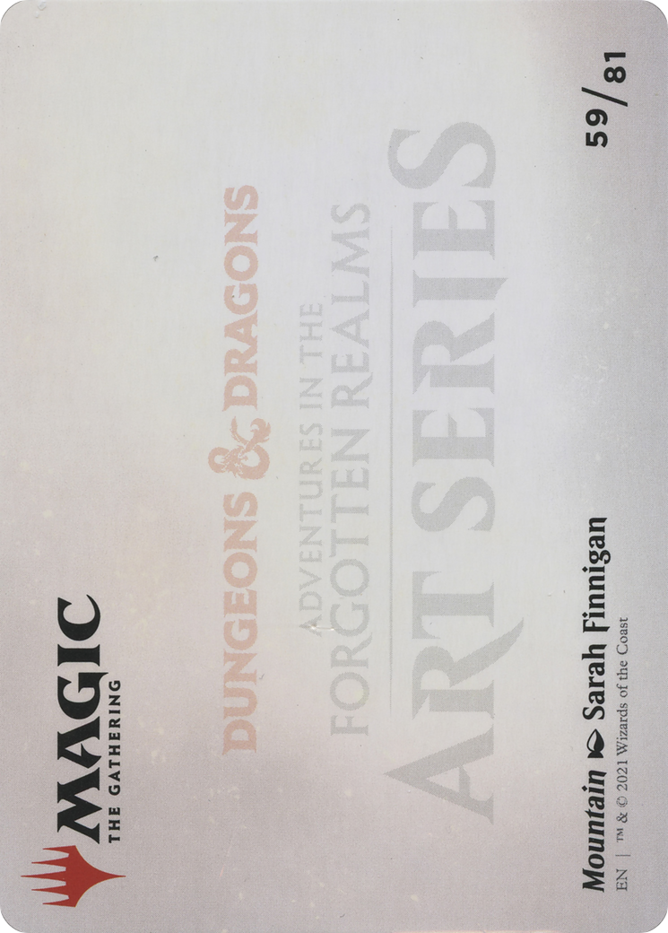 Mountain // Mountain (AAFR-059) - common (Borderless) - Foil