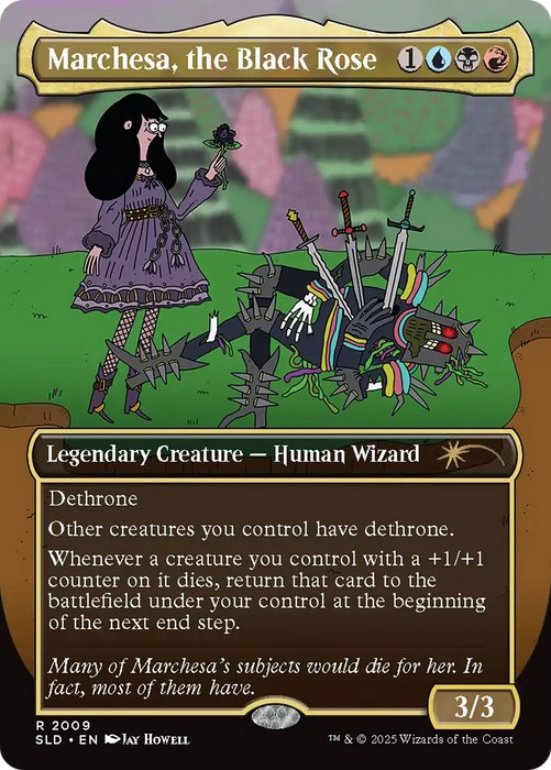 Marchesa, the Black Rose (SLD-2009) - rare
