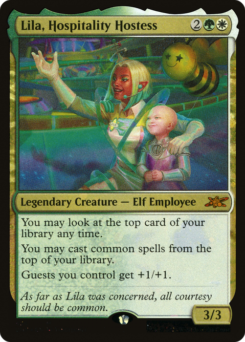 Lila, Hospitality Hostess (UNF-456) - mythic - Foil