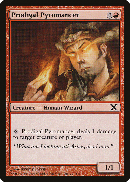 Prodigal Pyromancer (10E-221) - common - Foil