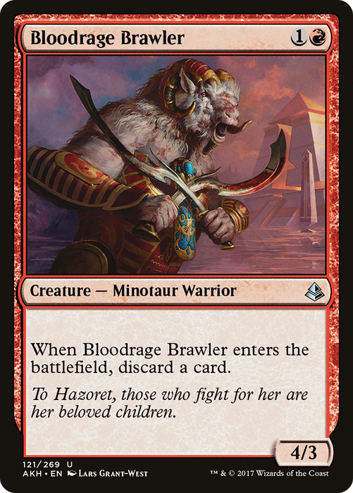 Bloodrage Brawler (AKH-121) - uncommon