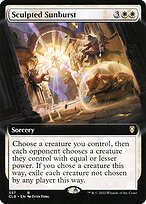 Sculpted Sunburst (CLB-557) - rare: (Extended Art) - Foil