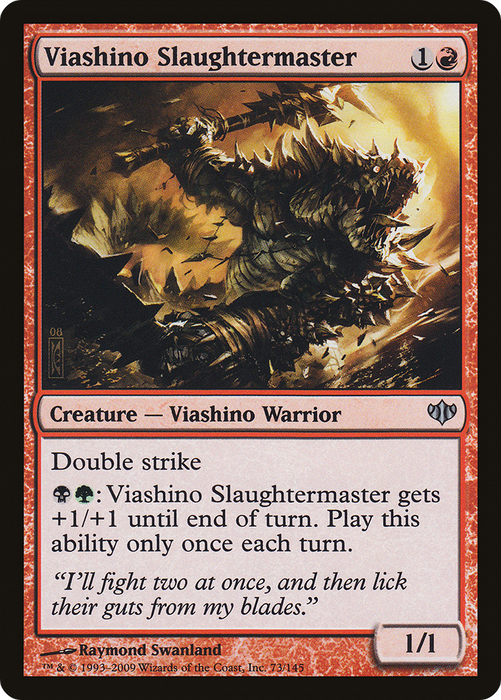 Viashino Slaughtermaster (CON-073) - uncommon - Foil