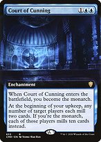 Court of Cunning (CMR-633) - rare: (Extended Art) - Foil