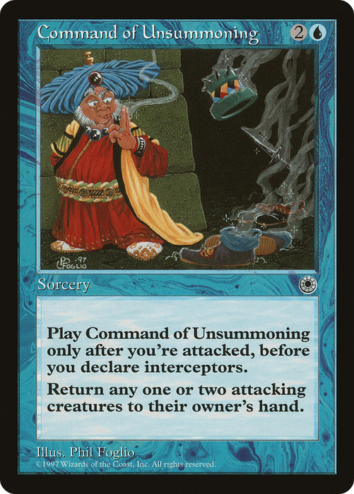 Command of Unsummoning (POR-048) - uncommon