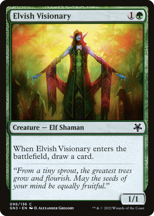 Elvish Visionary (GN3-096) - common