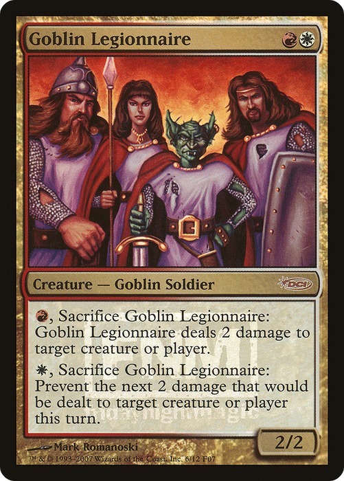 Goblin Legionnaire (FNM-006) - rare - Foil