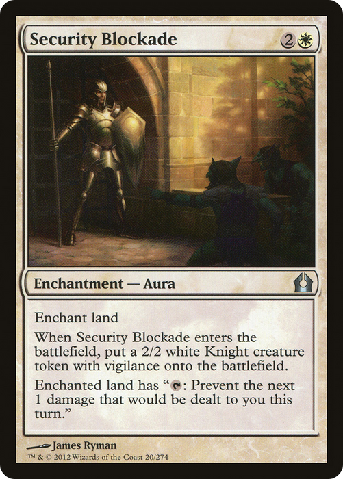 Security Blockade (RTR-020) - uncommon - Foil