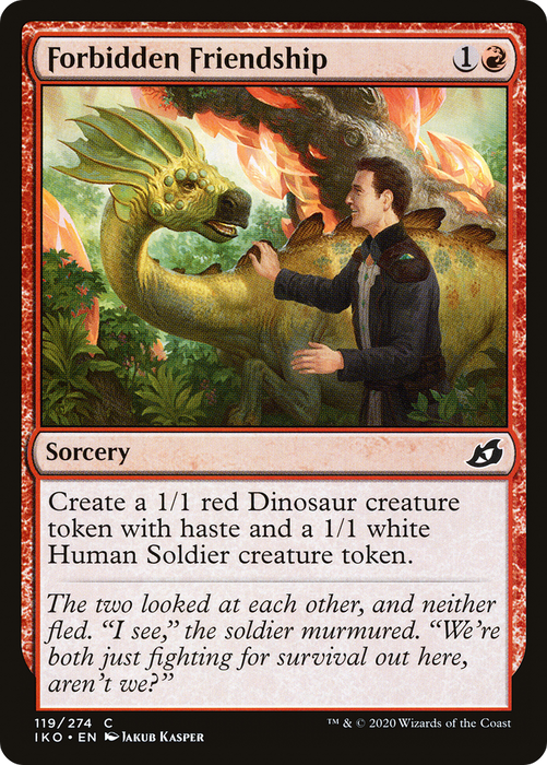 Forbidden Friendship (IKO-119) - common - Foil