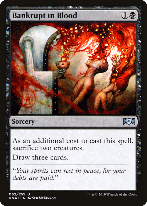 Bankrupt in Blood (RNA-062) - uncommon - Foil