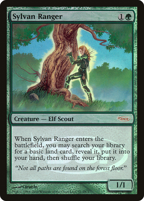 Sylvan Ranger (WPN-051) - rare - Foil