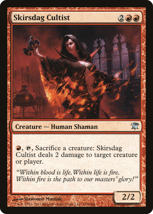 Skirsdag Cultist (ISD-163) - uncommon