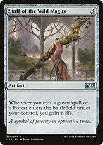 Staff of the Wild Magus (M15-236) - uncommon - Foil