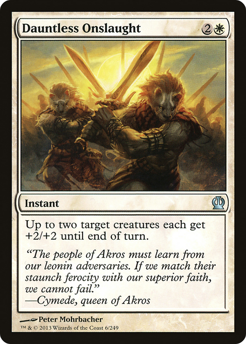 Dauntless Onslaught (THS-006) - uncommon