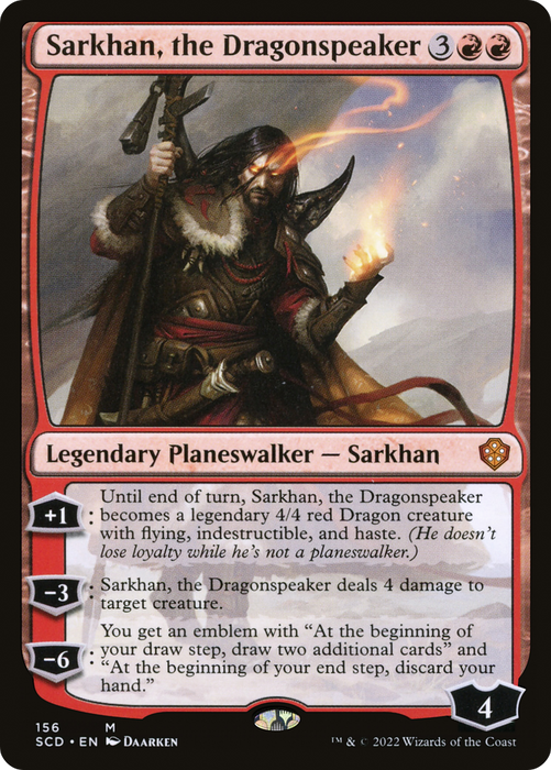 Sarkhan, the Dragonspeaker (SCD-156) - mythic