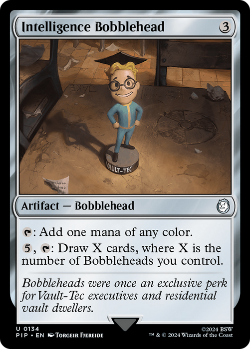 Intelligence Bobblehead (PIP-134) - uncommon - Foil