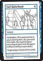 Can't Quite Recall (MB2PC-291) - rare