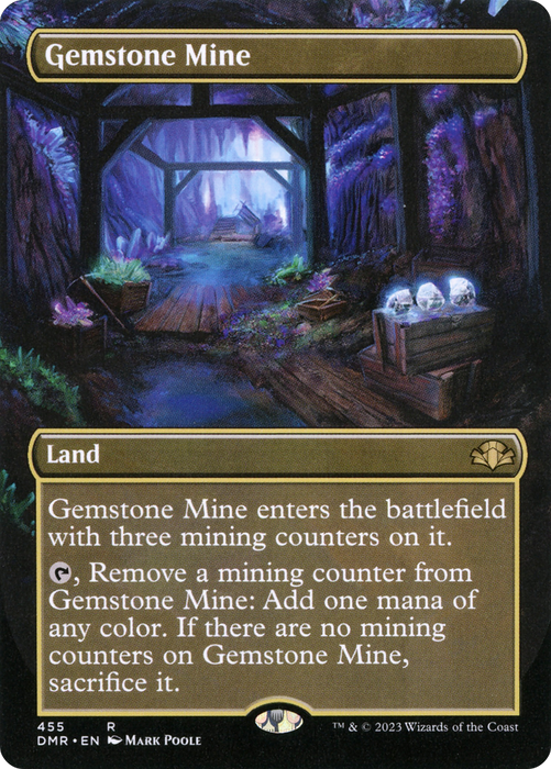 Gemstone Mine (DMR-455) - rare (Borderless)