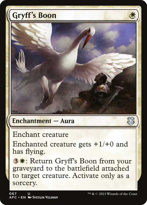 Gryff's Boon (AFC-067) - uncommon
