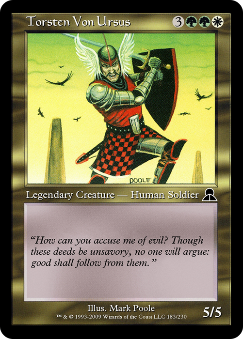 Torsten Von Ursus (ME3-183) - common - Foil