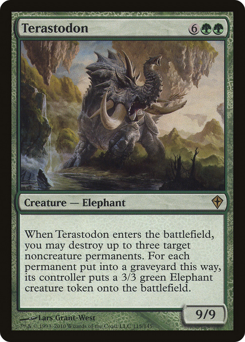 Terastodon (WWK-115) - rare - Foil