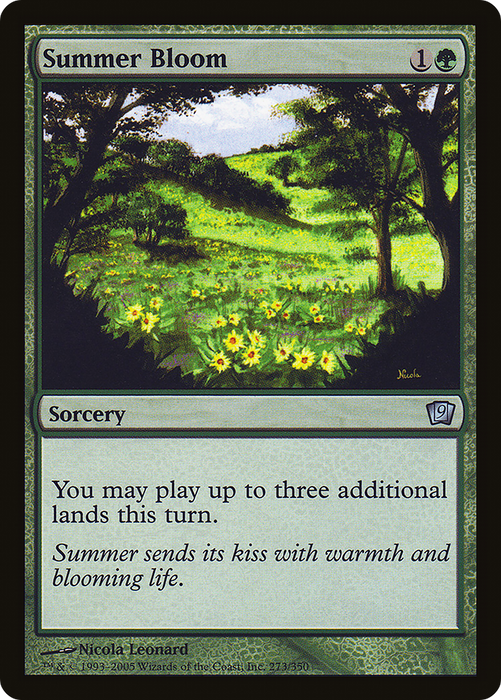 Summer Bloom (9ED-273★) - uncommon - Foil