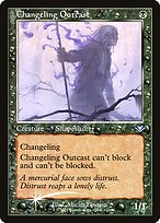 Changeling Outcast (MH1-012) - uncommon - Etched Foil