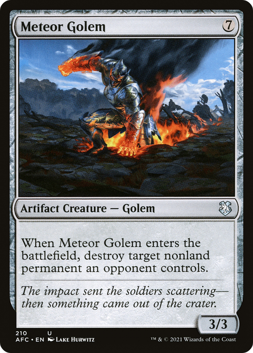 Meteor Golem (AFC-210) - uncommon