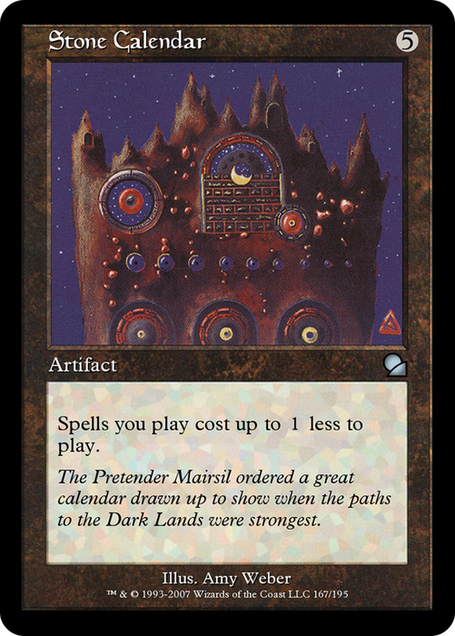 Stone Calendar (ME1-167) - uncommon - Foil