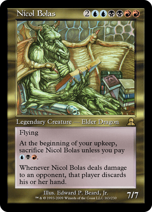 Nicol Bolas (ME3-163) - rare - Foil